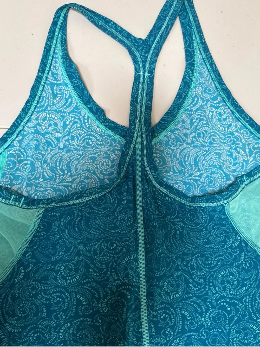 Lululemon Green Teal Racerback Tank Top 4 Or 6 S?